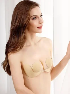 Bridal Lingerie Push Up Nipple Cover Front Closure Pasties For Woman