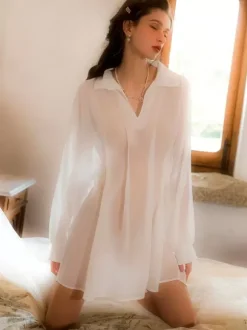 Bridal Lingerie Robes Chiffon Oversized Lingerie