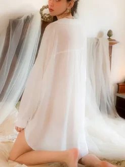 Bridal Lingerie Robes Chiffon Oversized Lingerie