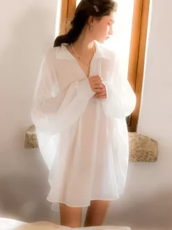 Bridal Lingerie Robes Chiffon Oversized Lingerie