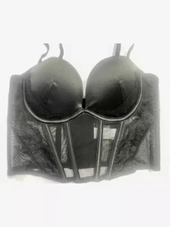 Bridal Lingerie Sexy Lingerie Nude 2-Piece Boning Adult's Chic Bra And Panty Sets