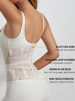 Bridal Lingerie Unisex Waist Trainer Belt Workout Fitness Waist Cincher Back Support Corset For Running