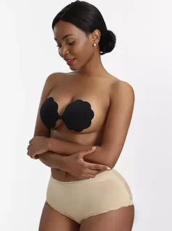 Bridal Lingerie Woman's Pasties Sticky Bra Backless Strapless Bra Push Up Invisible