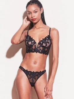 Bridal Lingerie Women Bra And Pantie Set Lace 2-Piece Underwear