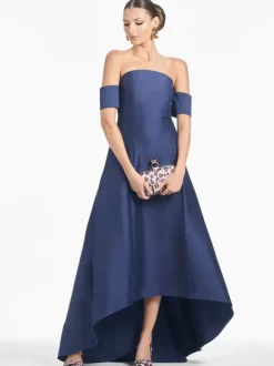 Bridal Mother Dress Designed Neckline Short Sleeves A-Line Pleated Floor-Length Guest Dresses For Wedding