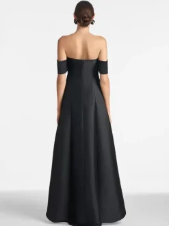Bridal Mother Dress Designed Neckline Short Sleeves A-Line Pleated Floor-Length Guest Dresses For Wedding