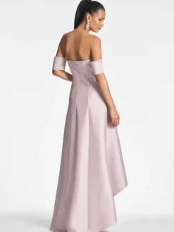 Bridal Mother Dress Designed Neckline Short Sleeves A-Line Pleated Floor-Length Guest Dresses For Wedding