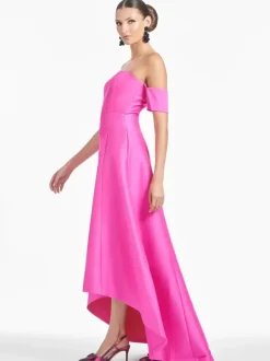 Bridal Mother Dress Designed Neckline Short Sleeves A-Line Pleated Floor-Length Guest Dresses For Wedding