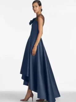 Bridal Mother Dress Illusion Neckline Sleeveless A-Line Pleated Wedding Guest Dresses