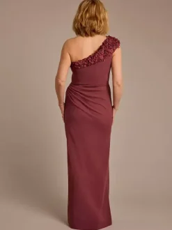 Bridal Mother Dress One-Shoulder Sleeveless Ball Gown Ruffles Guest Dresses For Wedding