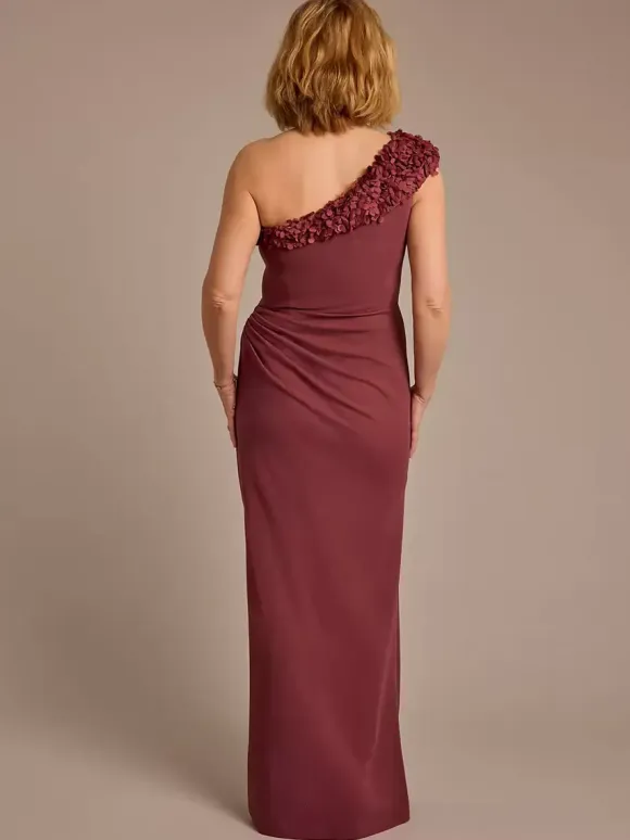 Bridal Mother Dress One-Shoulder Sleeveless Ball Gown Ruffles Guest Dresses For Wedding