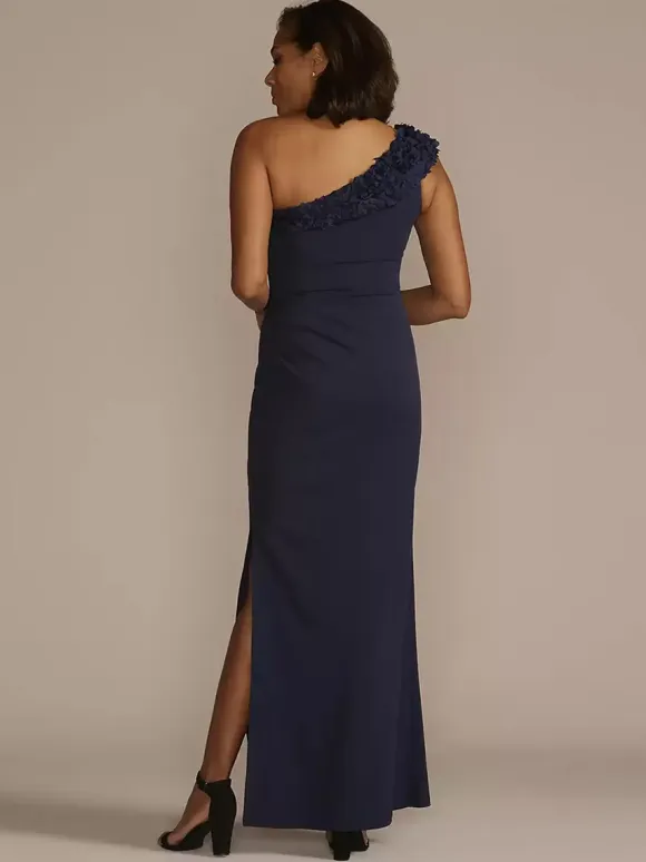 Bridal Mother Dress One-Shoulder Sleeveless Ball Gown Ruffles Guest Dresses For Wedding