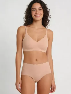 Bridal Nude Lingerie 2-Piece Seamless Bra Panty Sets