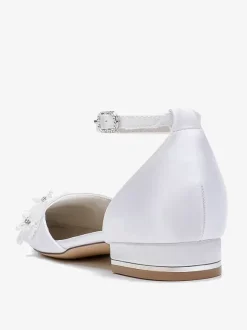 Bridal Shoes Bridal Flats Satin Pointed Toe