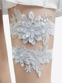 Bridal Lingerie Accessories Party White Lace Garter For Women
