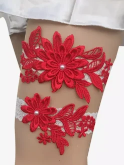Bridal Lingerie Accessories Party White Lace Garter For Women