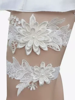 Bridal Lingerie Accessories Party White Lace Garter For Women