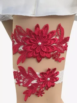 Bridal Lingerie Accessories Party White Lace Garter For Women
