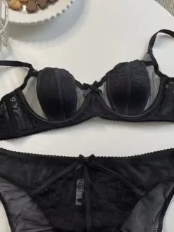 Bridal Lingerie Bra & Panty Sets Nude Lace 2-Piece Chic Adult's Lingerie