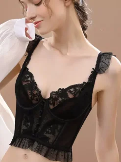 Bridal Lingerie Bridal Lace Underwear Bra And Pantie For Woman 2-Piece Lingerie