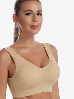 Bridal Lingerie Bustiers Plus Size Sports Bra For Women High-Impact Support Running Wireless Racerback Yoga Top With Lift