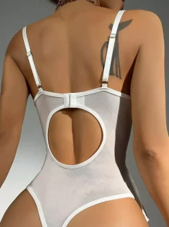 Bridal Lingerie Corsets White Sexy Backless Polyester Indoor Lace Up Backless Corsets