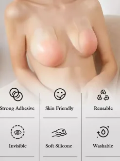 Bridal Lingerie Lingerie Bras Women Bunny Ear Bra Nude Underwear Silicone Invisible Nipple Covers Bra Pasties