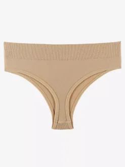 Bridal Lingerie Lingerie Panties Pure-Aesthetic Thong Women Seamless Invisible Mid-Rise Plus Size T-Back