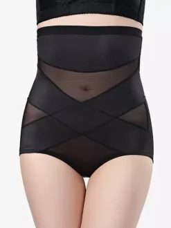 Bridal Lingerie Lingerie ShapewearHigh-Waisted Postpartum Shaping Panty Cross-Wrap Tummy Control Butt Lift For Women C-Section Recovery Girdle