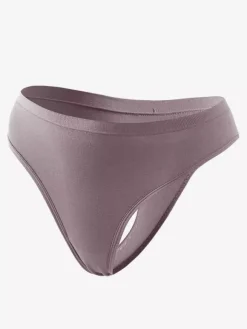 Bridal Lingerie Low-Rise Cotton Thongs For Women Plus Size Comfort Breathable T-Back Sports Daily Wear Nude Lingerie Panties