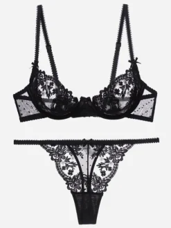 Bridal Lingerie Wedding Bra And Pantie 2-Piece Lace Underwear Sets