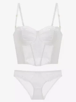 Bridal Lingerie Women's Lingerie Bra And Pantie 2-Piece Bridal Underwear Sets