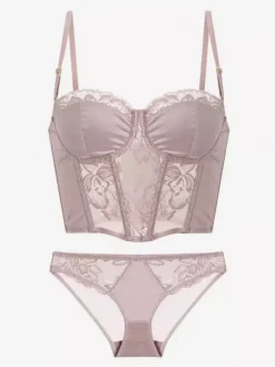 Bridal Lingerie Women's Lingerie Bra And Pantie 2-Piece Bridal Underwear Sets