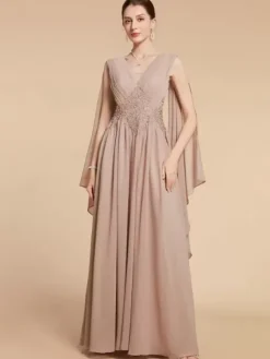 Bridal Mother Dress Designed Neckline Sleeveless A-Line Ruffles Guest Dresses For Wedding
