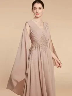 Bridal Mother Dress Designed Neckline Sleeveless A-Line Ruffles Guest Dresses For Wedding