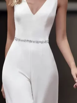 Bridal Rhinestone Belt