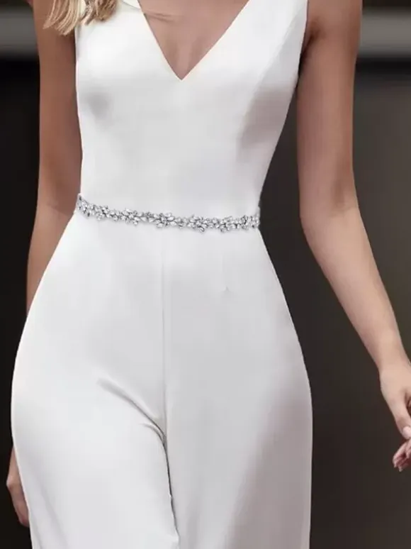 Bridal Rhinestone Belt