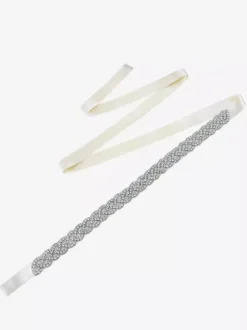 Bride Belt Silver Diamond Belt