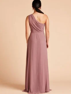 Bridesmaid Dress Chiffon A-Line Floor-Length Formal Gowns Free Customization