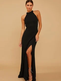 Bridesmaid Dress Chiffon A-Line Floor-Length Prom Dress