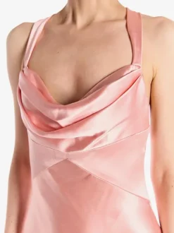 Bridesmaid Dresses Elastic Silk Like Satin A-Line Floor-Length Wedding Party Dress