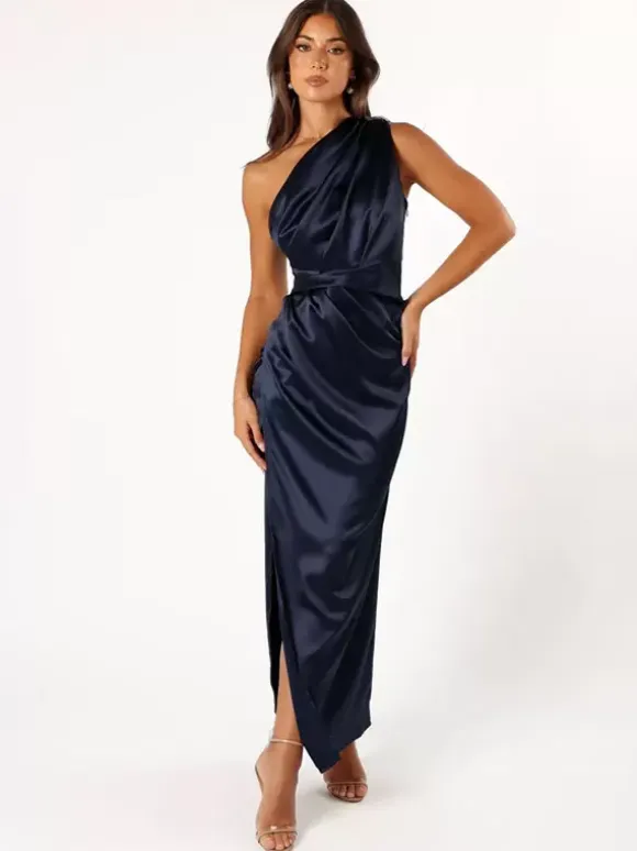 Bridesmaid Dresses Elastic Silk Like Satin Ball Gown Ankle-Length Wedding Party Dress