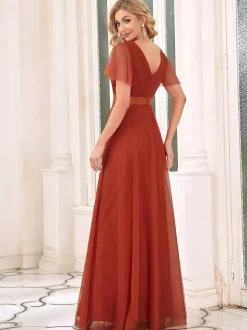 Bridesmaid Dresses Tulle A-Line Floor-Length Wedding Party Dress