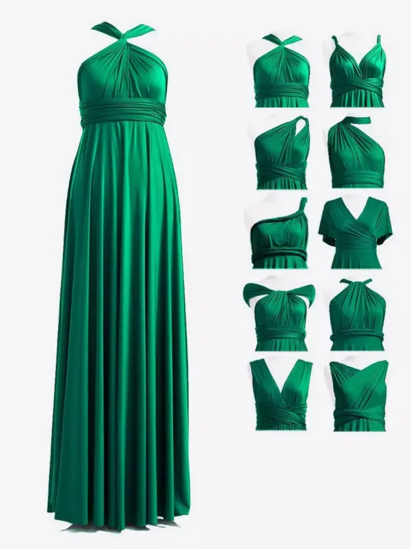 Bridesmaid Dresses Chiffon A-Line Floor-Length Formal Gowns