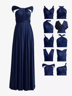 Bridesmaid Dresses Chiffon A-Line Floor-Length Formal Gowns