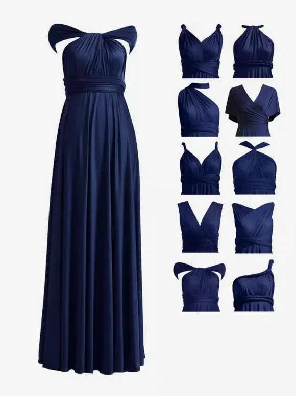 Bridesmaid Dresses Chiffon A-Line Floor-Length Formal Gowns