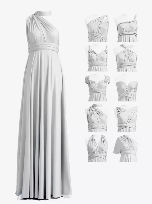 Bridesmaid Dresses Chiffon A-Line Floor-Length Formal Gowns