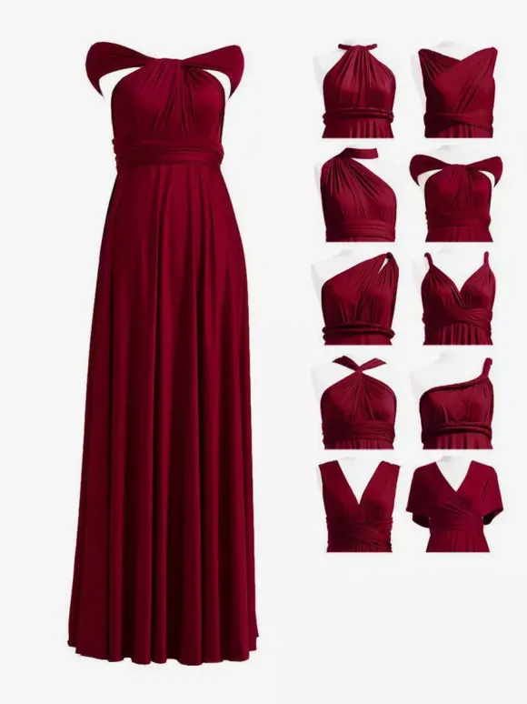 Bridesmaid Dresses Chiffon A-Line Floor-Length Formal Gowns