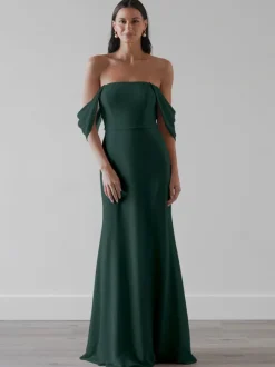 Bridesmaid Dresses Chiffon A-Line Floor-Length Prom Dress