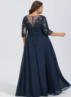Bridesmaid Dresses Chiffon A-Line Floor-Length Wedding Party Dress